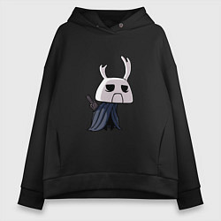 Толстовка оверсайз женская Hollow Knight, цвет: черный