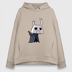Толстовка оверсайз женская Hollow Knight, цвет: миндальный
