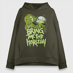 Женское худи оверсайз Bring Me The Horizon: Green Girl