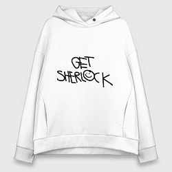 Женское худи оверсайз Get sherlock