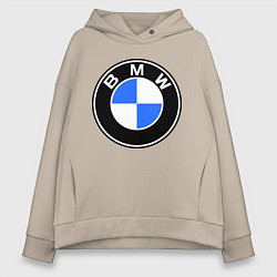 Женское худи оверсайз Logo BMW