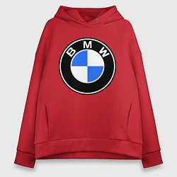 Женское худи оверсайз Logo BMW