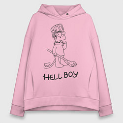 Женское худи оверсайз Bart: Hell Boy