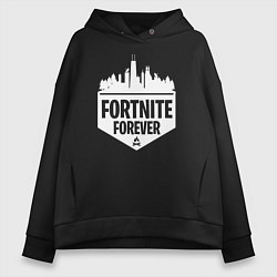 Толстовка оверсайз женская Fortnite Forever, цвет: черный