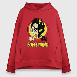 Толстовка оверсайз женская The Offspring Boy, цвет: красный