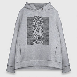 Женское худи оверсайз Unknown Pleasures