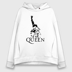 Женское худи оверсайз Queen: Rock You
