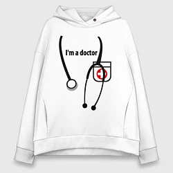 Женское худи оверсайз I m doctor