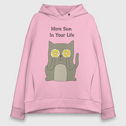 Женское худи оверсайз More Sun In Your Life