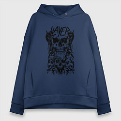 Женское худи оверсайз Slayer Skulls