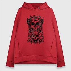 Женское худи оверсайз Slayer Skulls