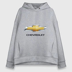 Женское худи оверсайз Chevrolet логотип