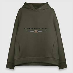 Женское худи оверсайз Chrysler logo