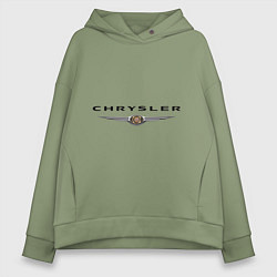 Женское худи оверсайз Chrysler logo