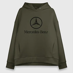 Женское худи оверсайз Logo Mercedes-Benz