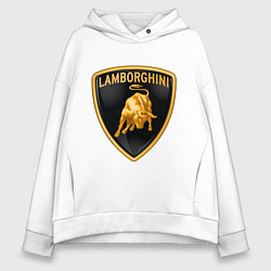 Женское худи оверсайз Lamborghini logo