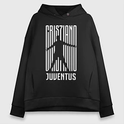 Женское худи оверсайз Cris7iano Juventus