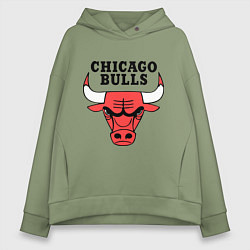 Женское худи оверсайз Chicago Bulls