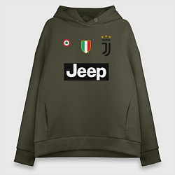 Женское худи оверсайз FC Juventus