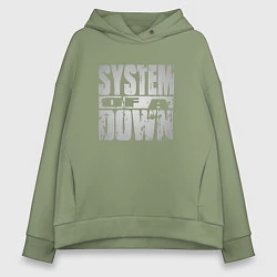 Женское худи оверсайз System of a Down