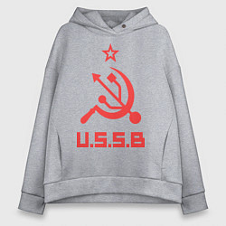 Женское худи оверсайз USSB