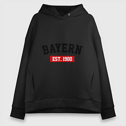 Женское худи оверсайз FC Bayern Est. 1900