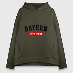 Женское худи оверсайз FC Bayern Est. 1900