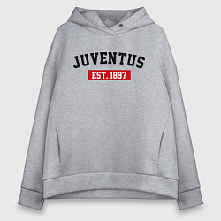 Женское худи оверсайз FC Juventus Est. 1897