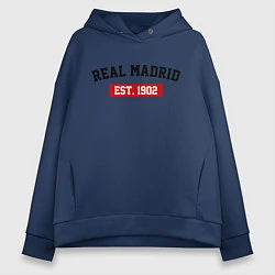 Женское худи оверсайз FC Real Madrid Est. 1902