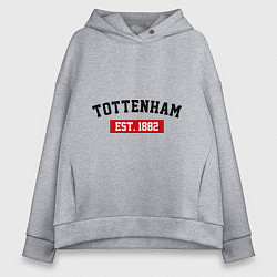 Женское худи оверсайз FC Tottenham Est. 1882