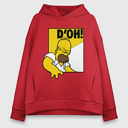 Женское худи оверсайз Homer D'OH!