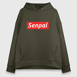 Женское худи оверсайз Senpai Supreme