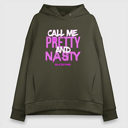 Женское худи оверсайз Call Me Pretty & Nasty