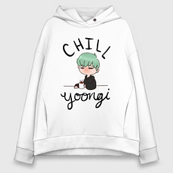 Женское худи оверсайз Chill Yoongi