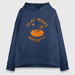 Женское худи оверсайз Flat Mars Society