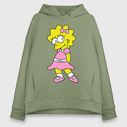 Женское худи оверсайз Лиза милашка