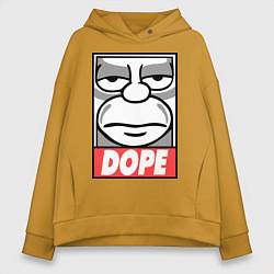 Женское худи оверсайз Homer dope