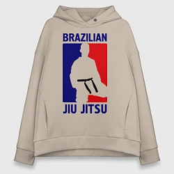 Женское худи оверсайз Brazilian Jiu jitsu