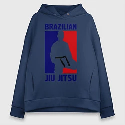 Женское худи оверсайз Brazilian Jiu jitsu