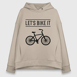 Женское худи оверсайз Lets bike it