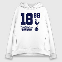 Толстовка оверсайз женская FC Tottenham 1882, цвет: белый