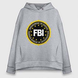 Женское худи оверсайз FBI Departament