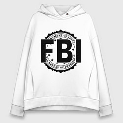 Женское худи оверсайз FBI Agency