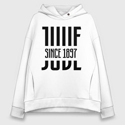 Женское худи оверсайз Juve Since 1897