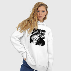 Толстовка оверсайз женская JoJo, цвет: белый — фото 2