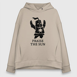 Женское худи оверсайз Praise the Sun