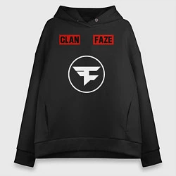 Женское худи оверсайз FAZE CLAN