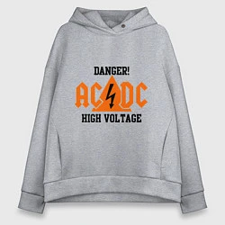 Женское худи оверсайз AC/DC: High Voltage