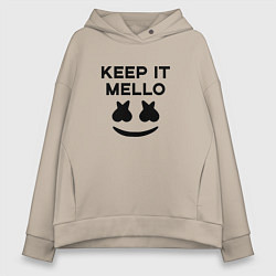 Женское худи оверсайз Keep it Mello