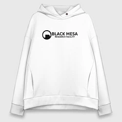Женское худи оверсайз Black Mesa: Research Facility